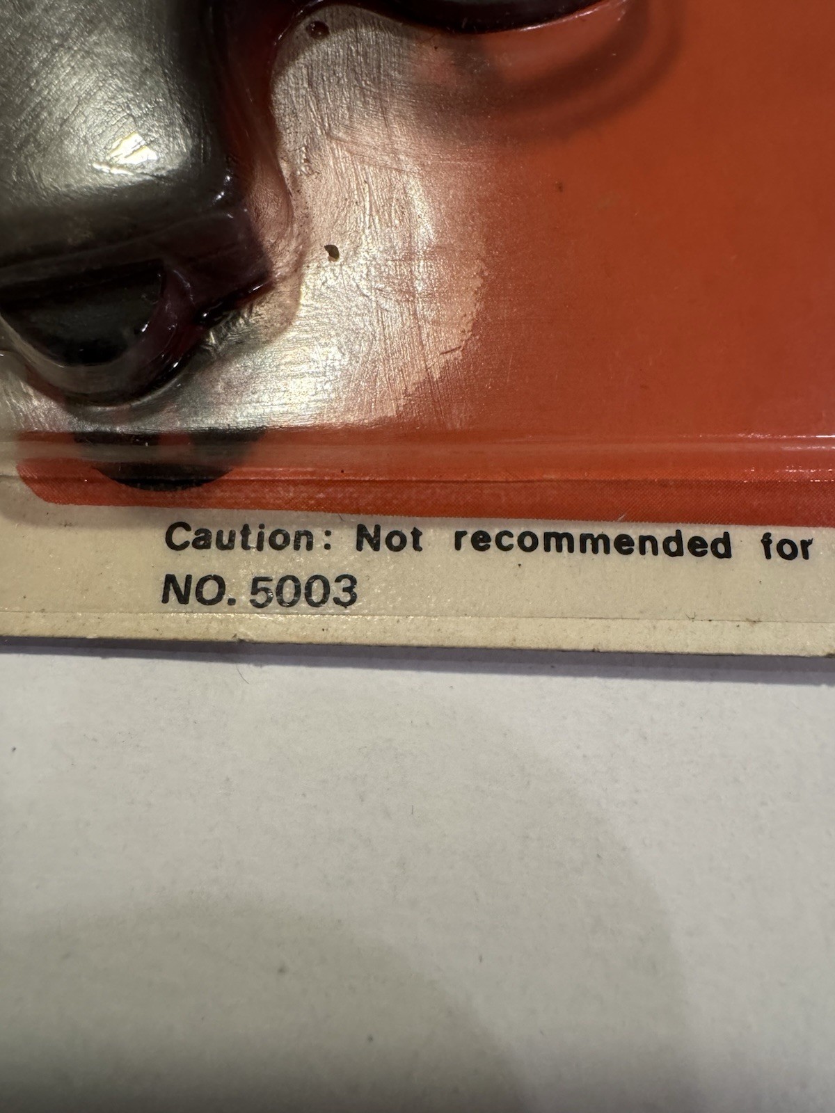 Vintage Die Cast Cowboy Cap Toy Hong Kong MOC Carded No.5003 Toy