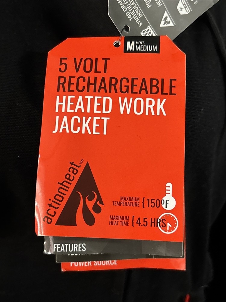 ActionHeat 5V Battery Heated Work Jacket Medium