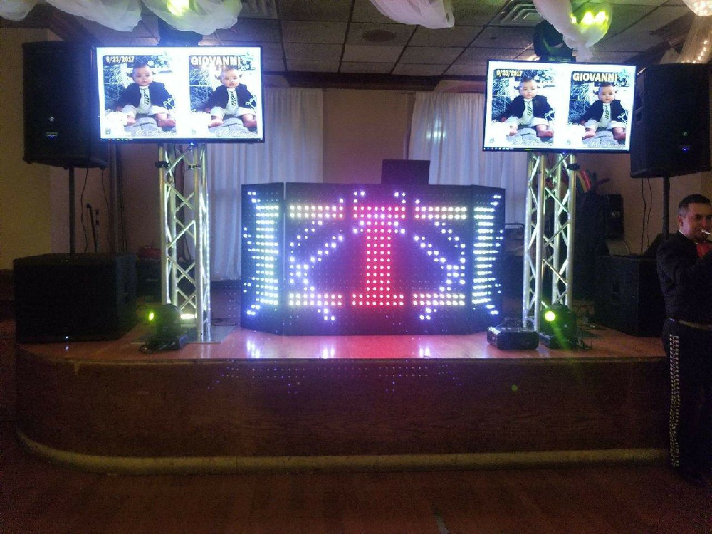 LED Pixel DJ Booth/ Facade Panels, 5 Detachable Panels