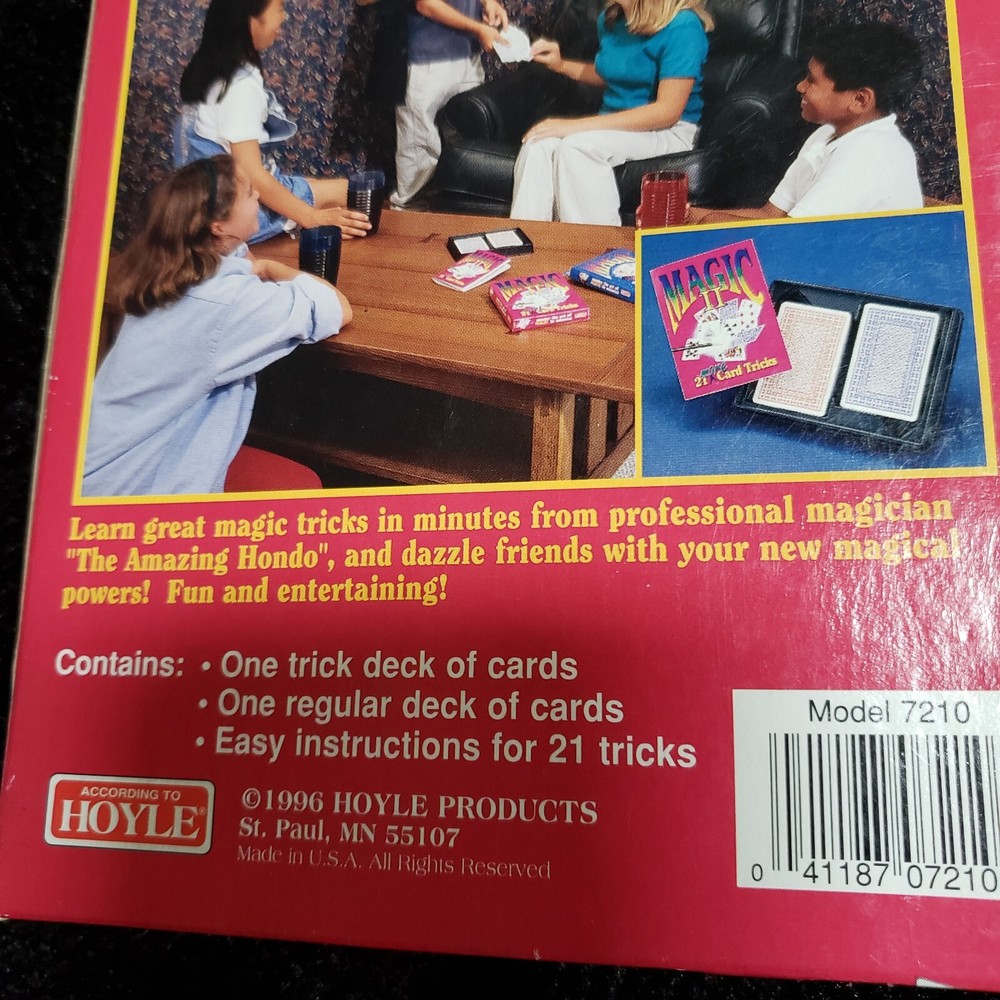 Hoyle Magic II 21 More Card Tricks 1996 COMPLETE