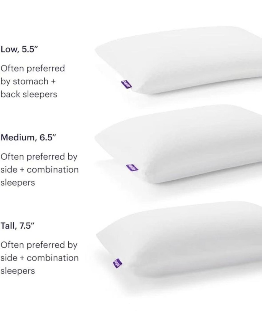 Purple Harmony Pillow Standard Medium (Open Box)