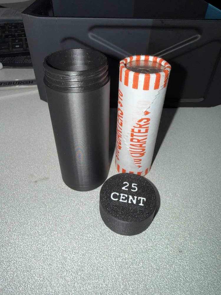 Coin Tubes Multiple Sizes and colors 10 pack