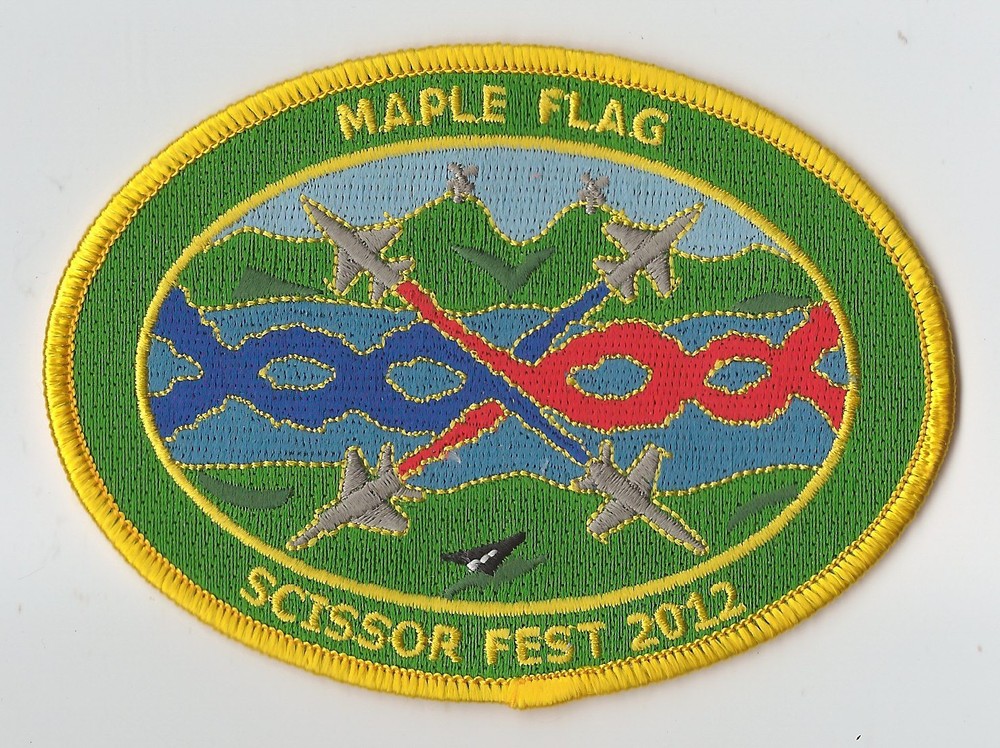 134th FIGHTER SQUADRON MAPLE FLAG "SCISSOR FEST" 2012 patch