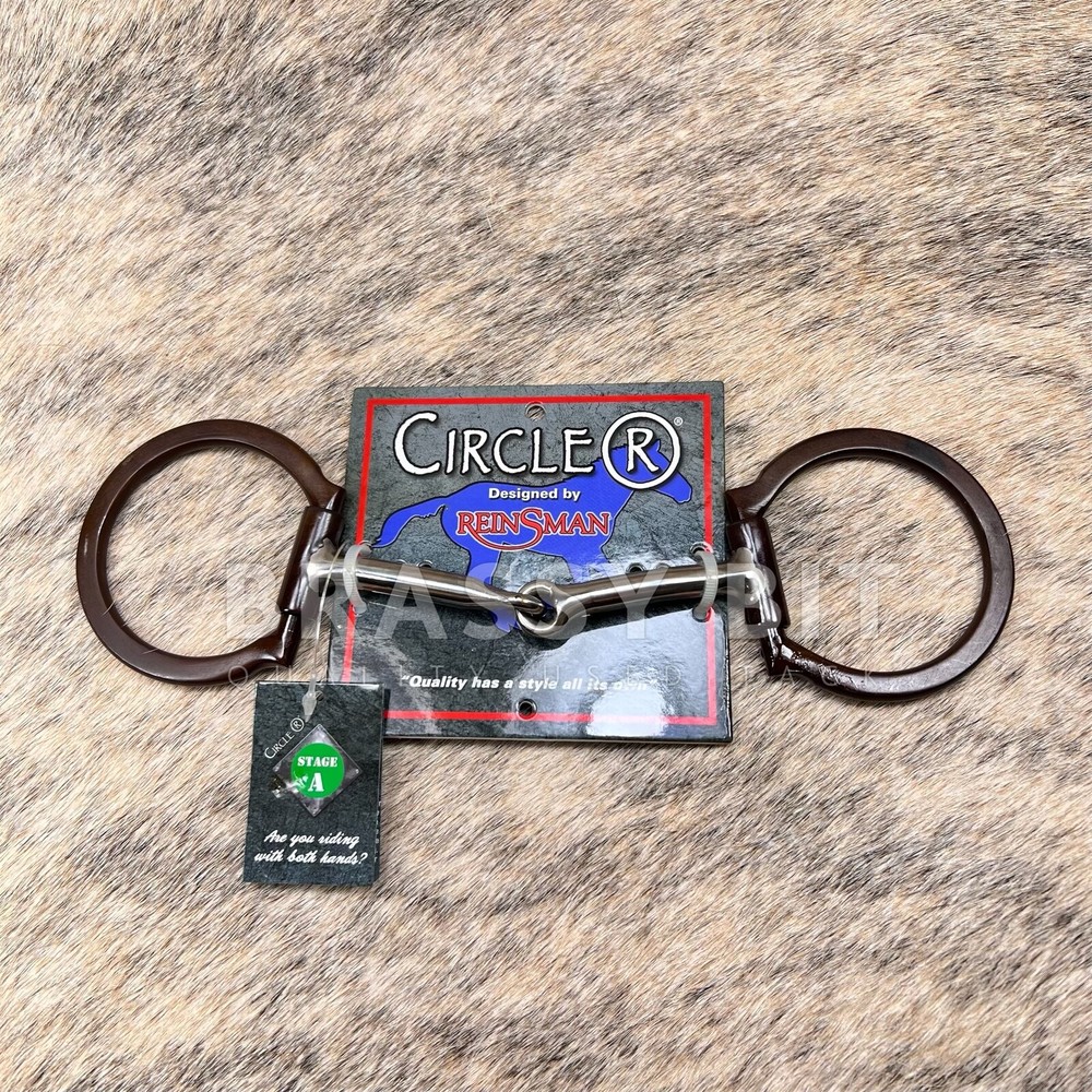 5" Circle R Reinsman Western D Snaffle