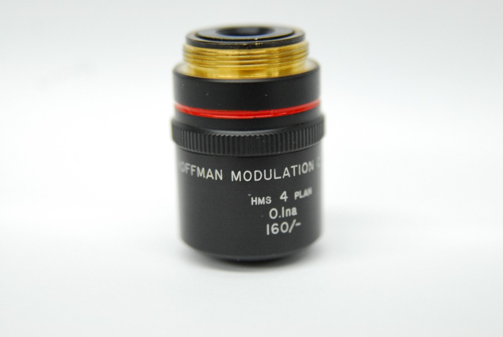 Hoffman Modulation Contrast Microscope HMS 4 Plan O.Ina 160/- 4x Objective