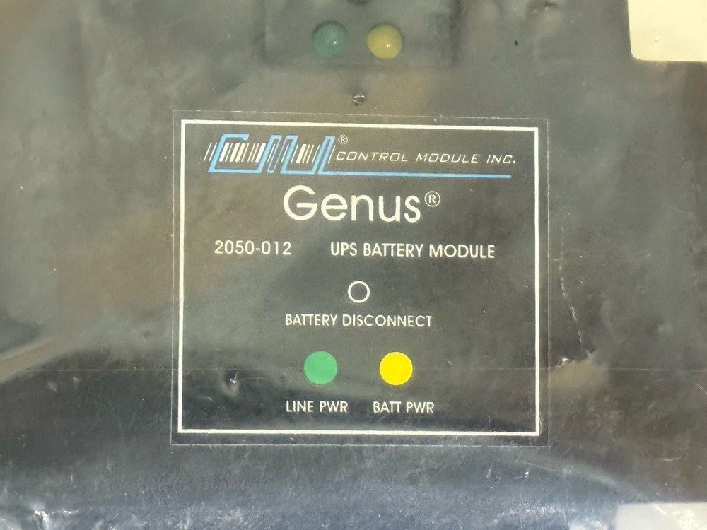 CONTROL MODULE INC. UPS BATTERY MODULE - 2050-012 GENUS G1 MARK 2
