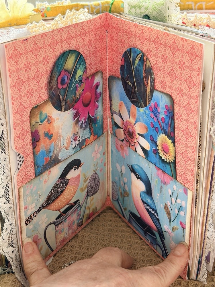 “Spring Sunshine”-Handmade Junk Journal