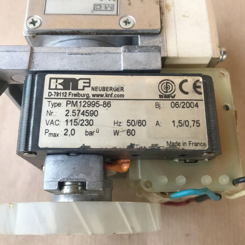 KNF PM12995-86 DIAPHRAGM VACUUM PUMP