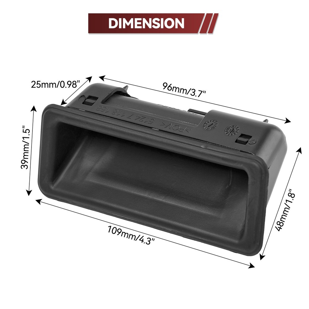 51247118158 Boot Tailgate Handle Trunk Handle Release Switch For BMW E60 E90 E91