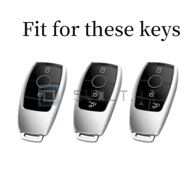 Clear Key Protective Shell for Mercedes E C S