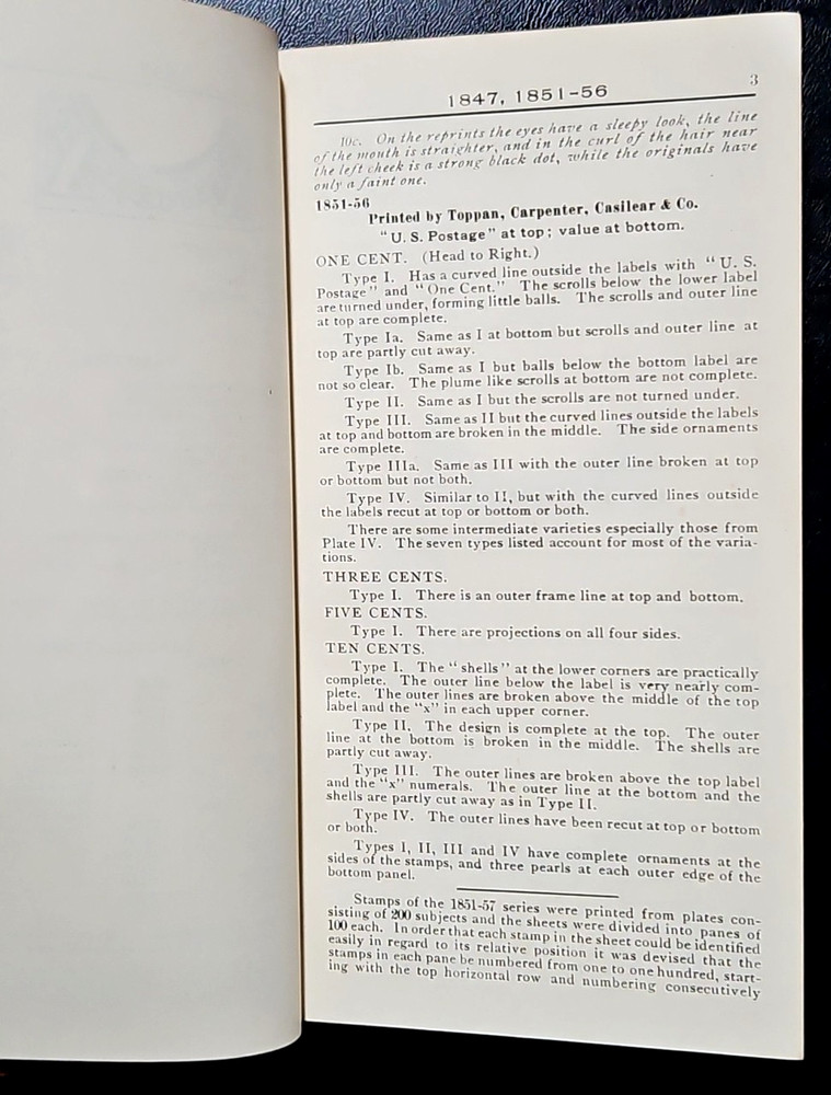 Scott's Specialized Catalogue of United States Postage Stamps 3rd Edition 1926