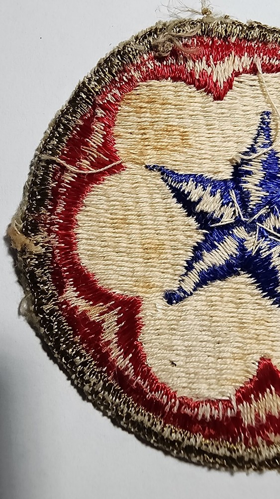 WWII US Army Service Forces Patch Green Border Variation WWII