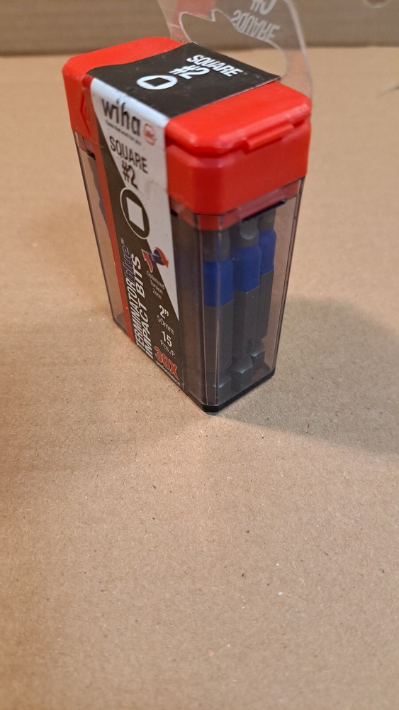 Wiha Terminatorblue Impact Bits - Square #2 x 2” 15 Pcs.