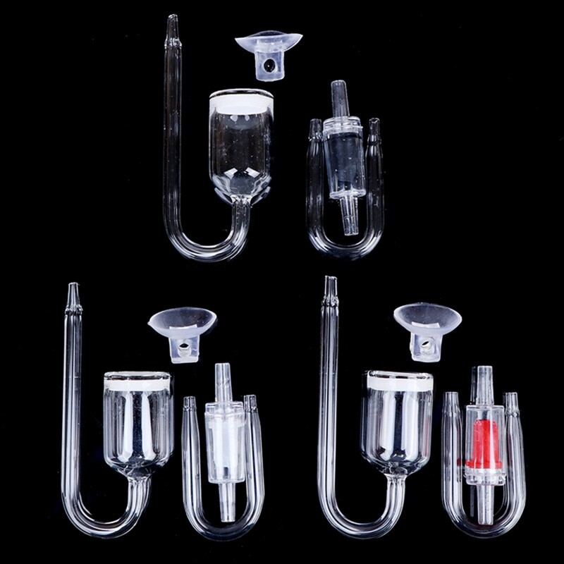 for CO2 Diffuser Kits Shape Glass for Aquarium Planted for Creates R