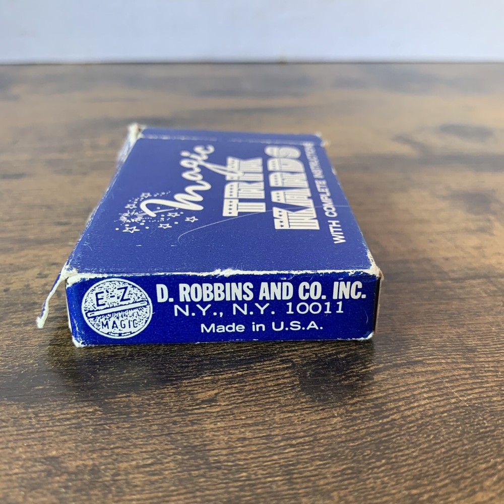 Vintage Magic Trik Kards With Complete Instructions D. Robbins And Co.