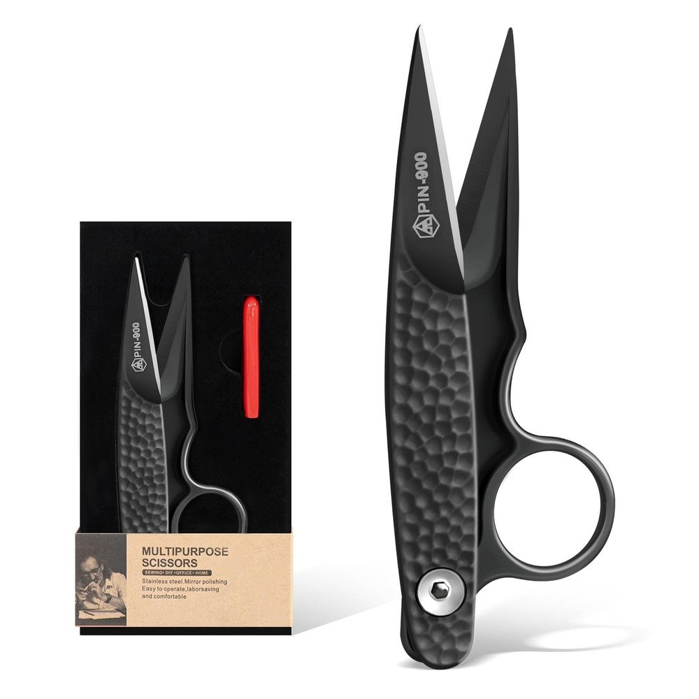 Premium Fabric Scissors for Cutting Clothes, Small Multi-Purpose Stainless Se...