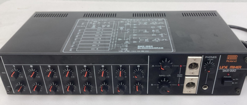 Vintage Roland Rack System SMX 880 Line Mixer Studio Line