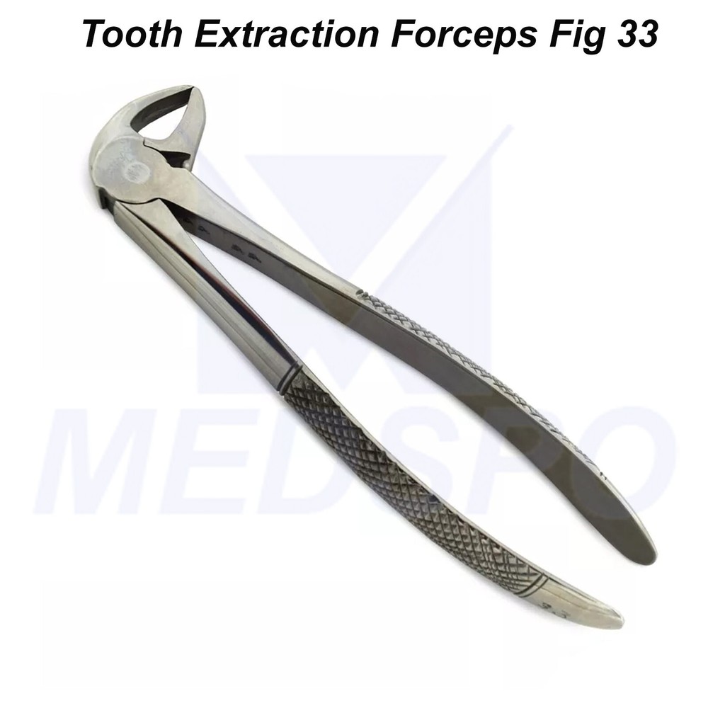 Tooth Extraction Forceps Fig 33 Surgical Instruments Extract Lower Roots Forceps