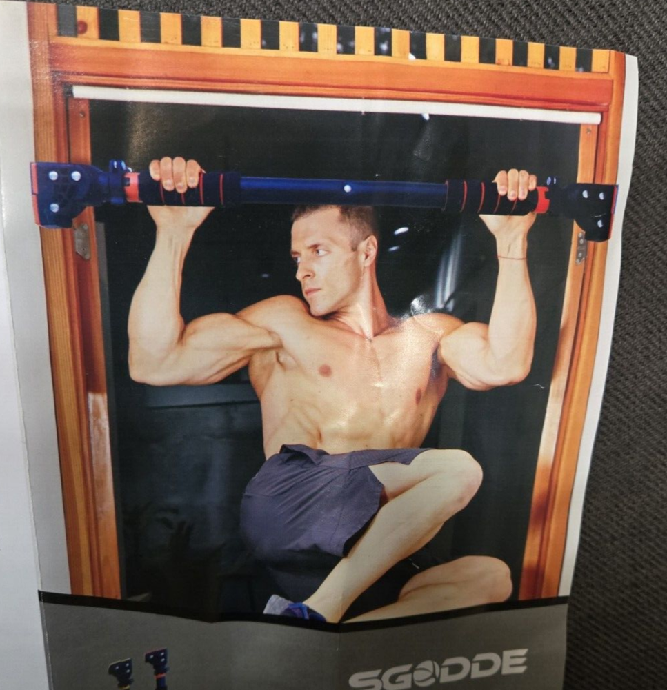 SGODDE Pull Up Bar Horizontal Bar Portable Multifunctional Indoor Wall Mounted