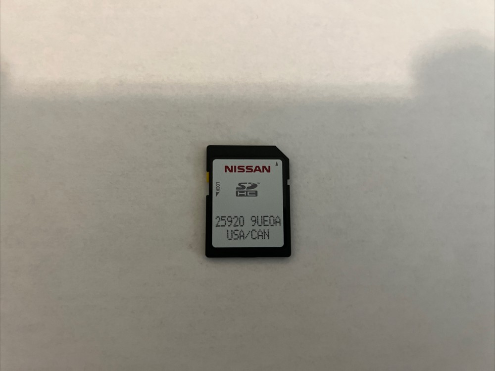 25920 9UE0A  MAP DATA SD Card 25920 9UE0A  OEM