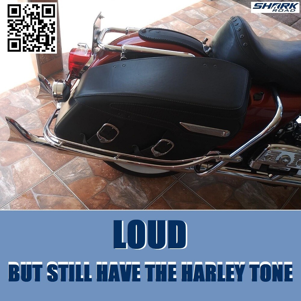 36" Chrome Fishtail Slip on Mufflers For Harley Touring 95-16 Nice Look Exhaust