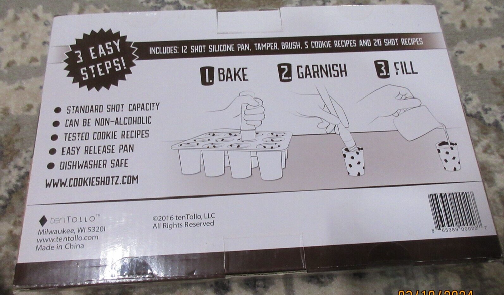 Ten Tollo Cookie Shotz Silicone Baking Set