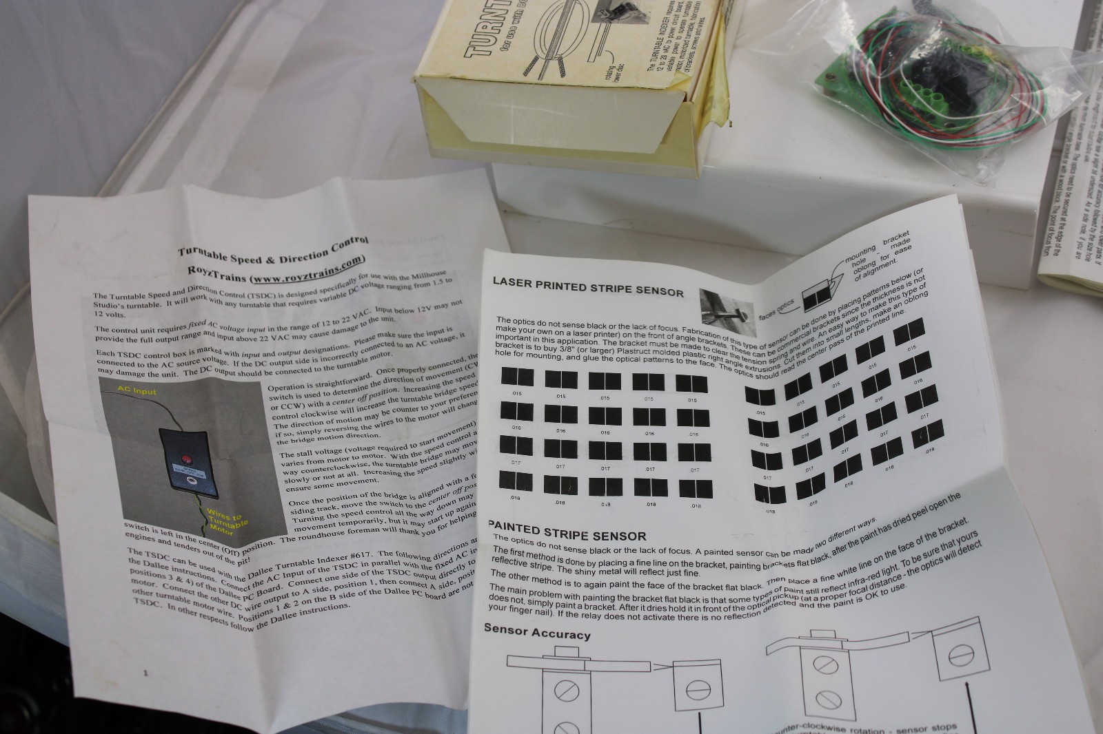 Millhouse River Studio Turntable - Dalee Electronics Indexer - 17 1/2" HO/N ?