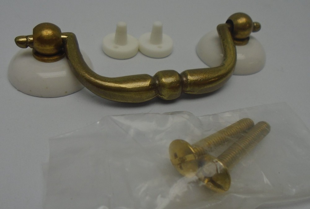 Period Brass   A44 2.5" Bail Pull Antique Brass #152A