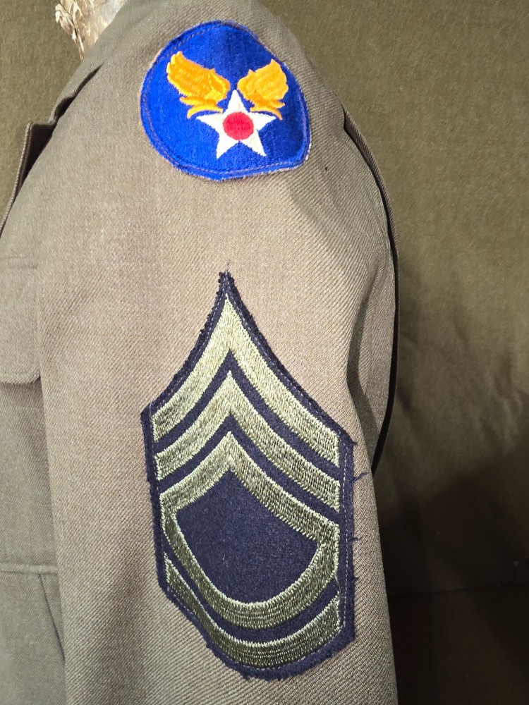 WWII USAAF Communications Specialist Jacket with Rank and Service Dated 1940