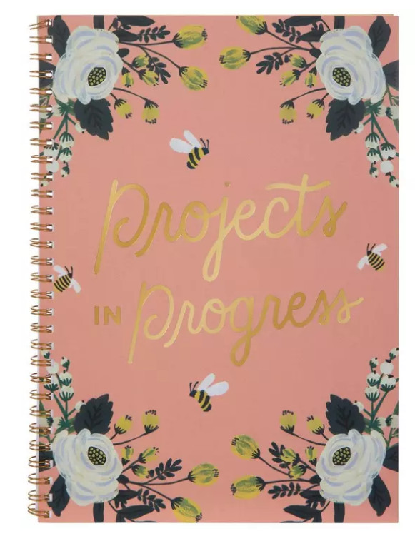 Yarn Projects In Progress Notebook New