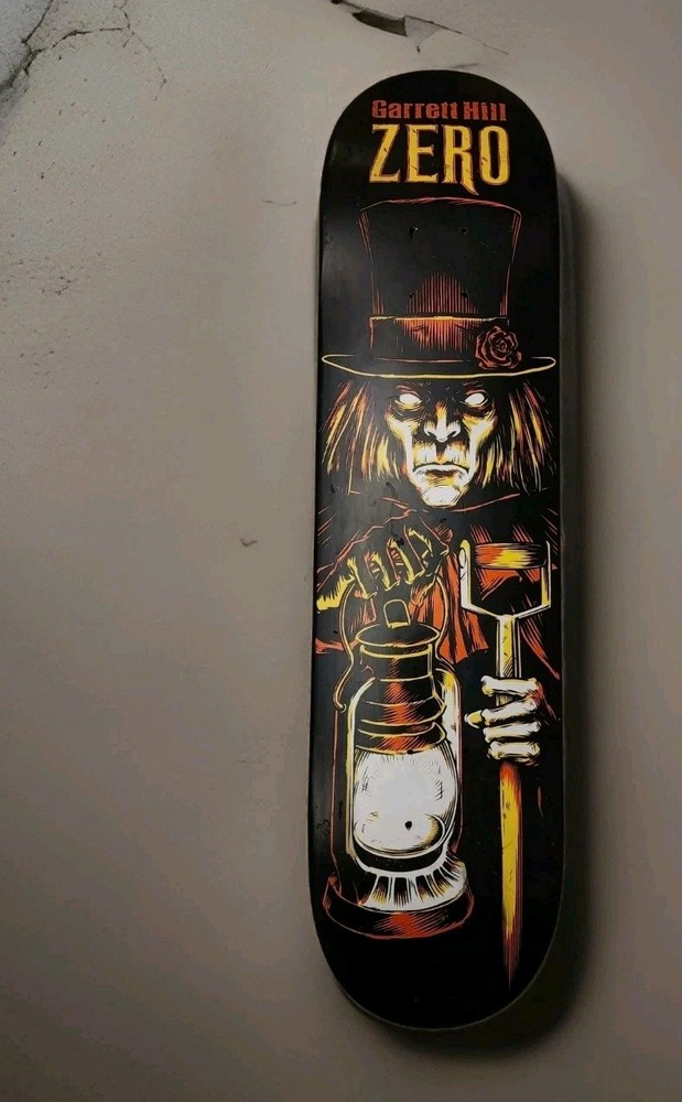 RARE ZERO - Garrett Hill Skateboard Deck 2007 NOS