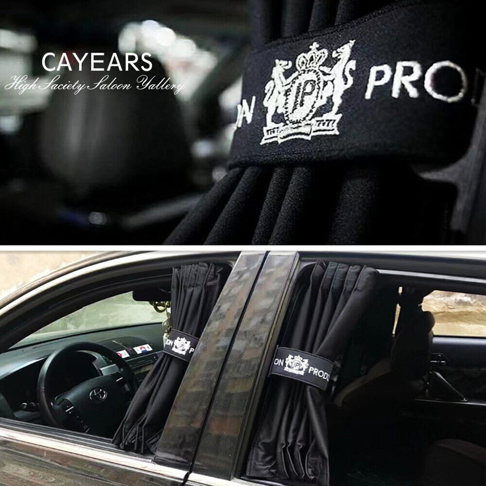 JDM JP Junction Produce Beige Car Curtains Luxury Window Shade Valance 6 Sizes