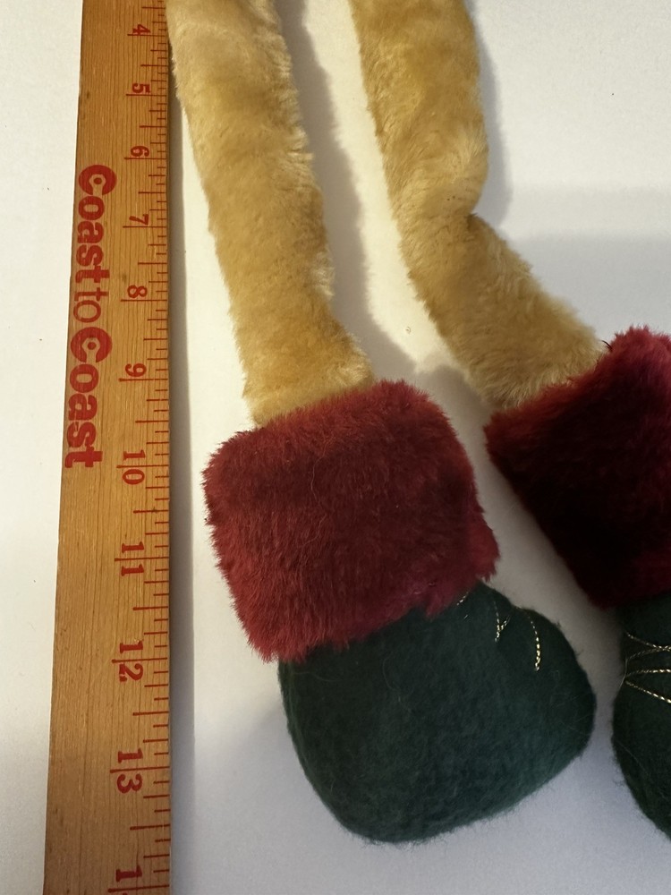 PLUSH CHRISTMAS BEAR SHELF SITTER