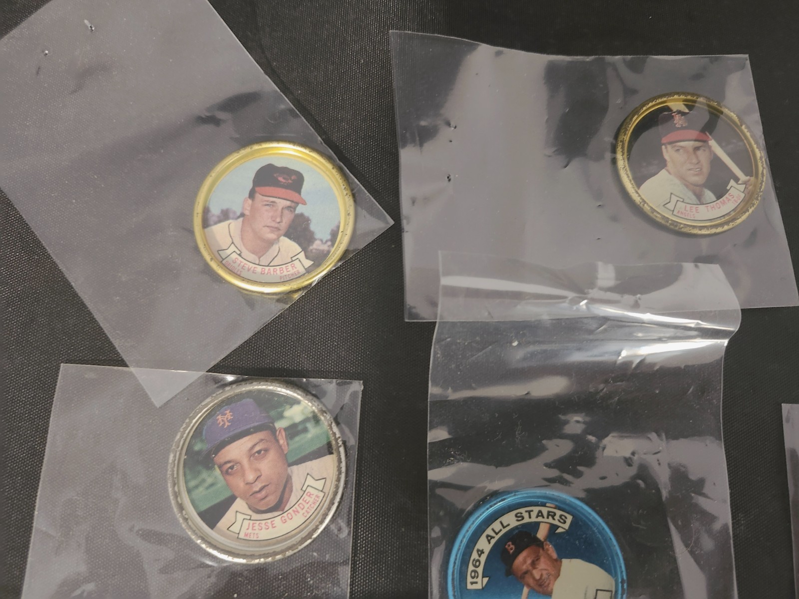 Lot of 10 1960's Topps coins