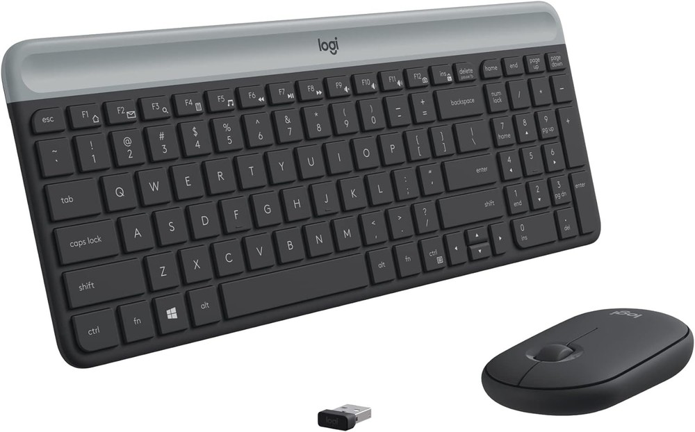 Graphite MK470 Wireless Keyboard and Mouse Combo - Perfect for Windows Users