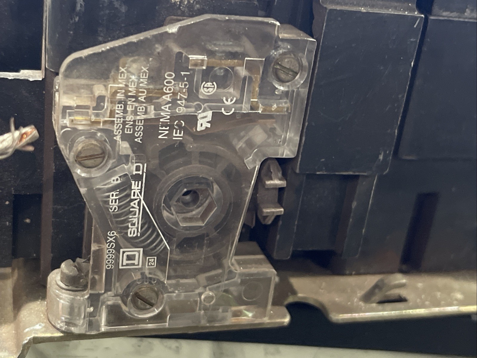 Square D 8536SE01 NEMA Size 3 Ser. A Non‑Reversing Motor Starter (Type S) - Used