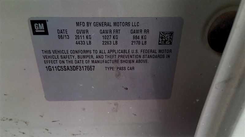 Driver Left Front Spindle/Knuckle Fits 14-20 IMPALA 103652445