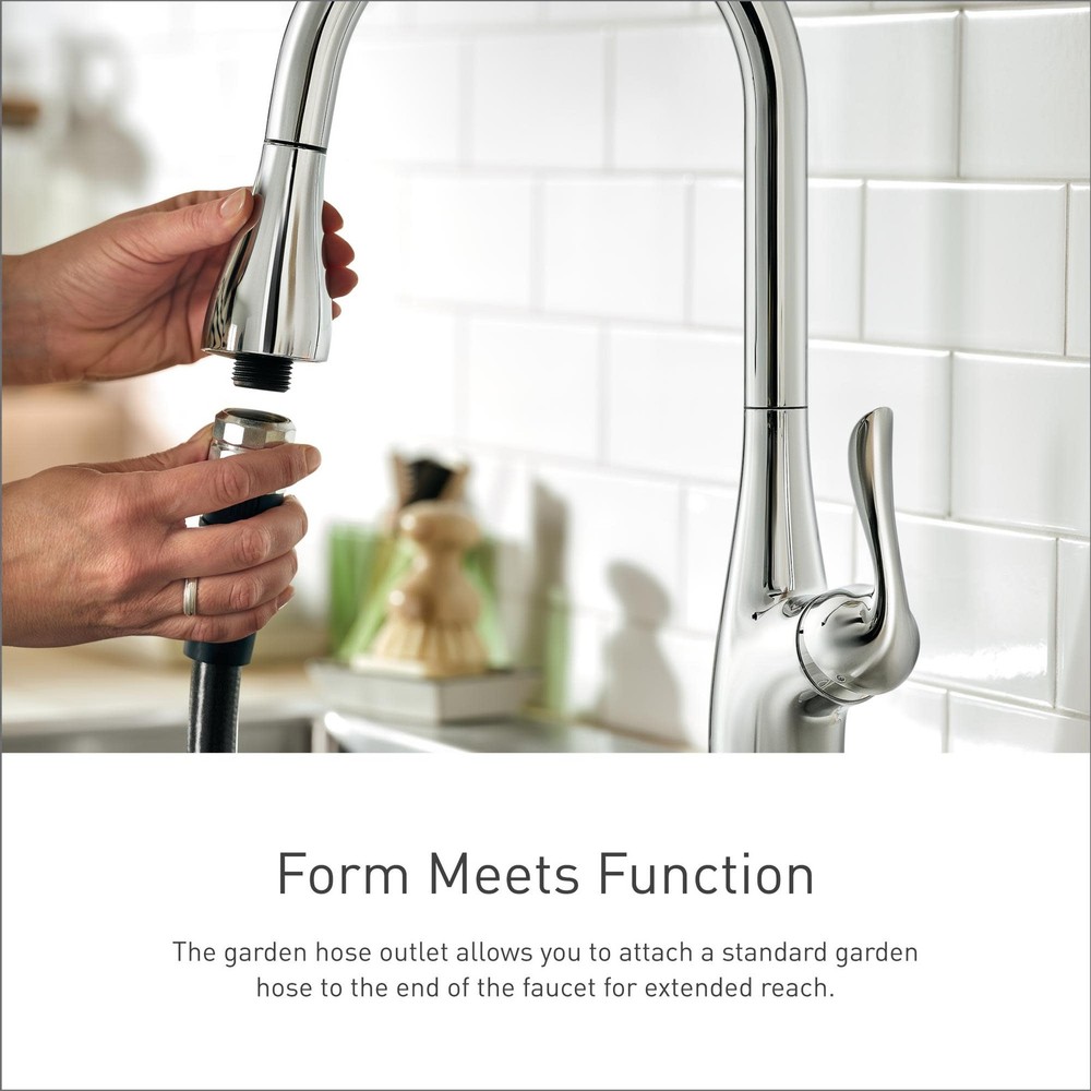 Moen 4736 Arbor 4 GPM Deck Mounted Single Handle Utility Faucet - Chrome