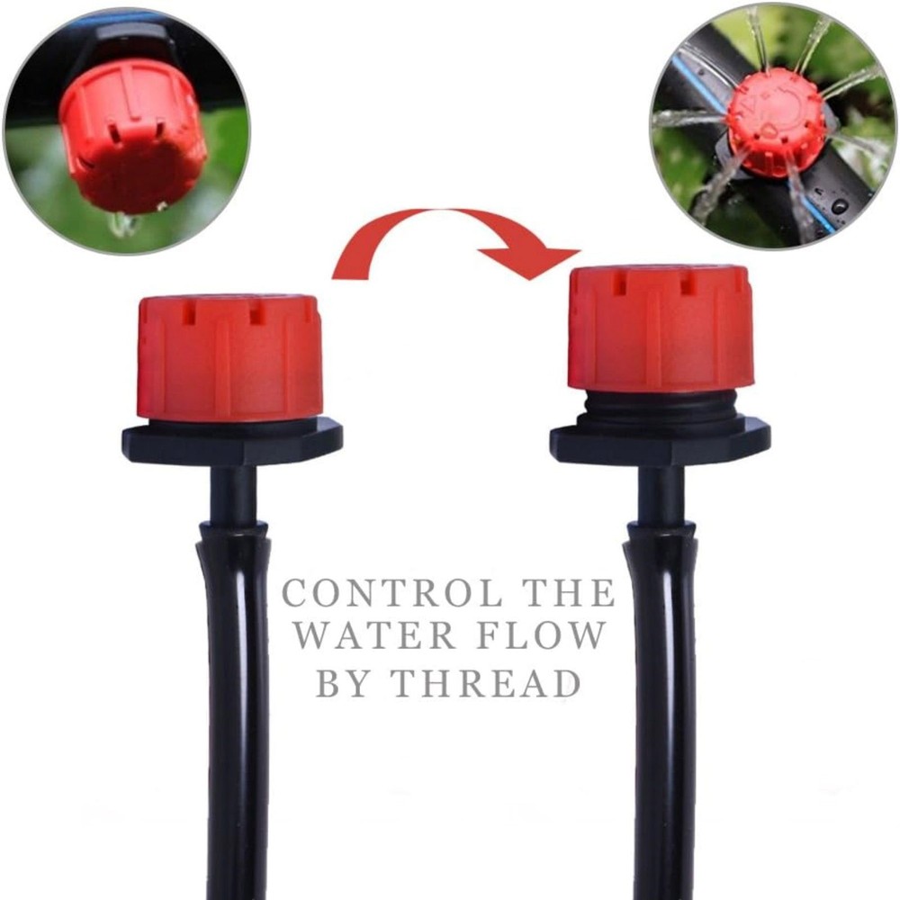 200* Adjustable Drip IrrigationWatering Nozzles Heads Support Automatic Cleaning