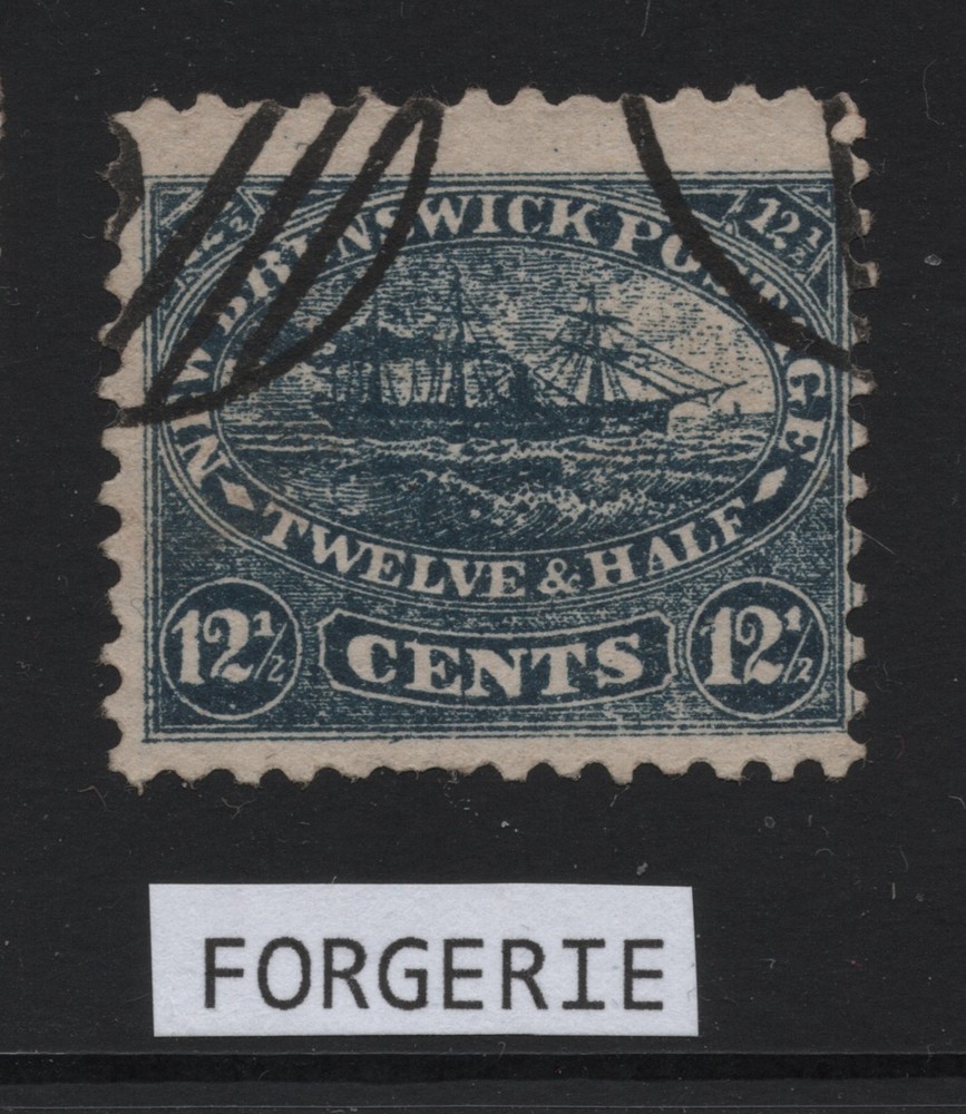 #10 New-Brunswick Canada used FORGERIE