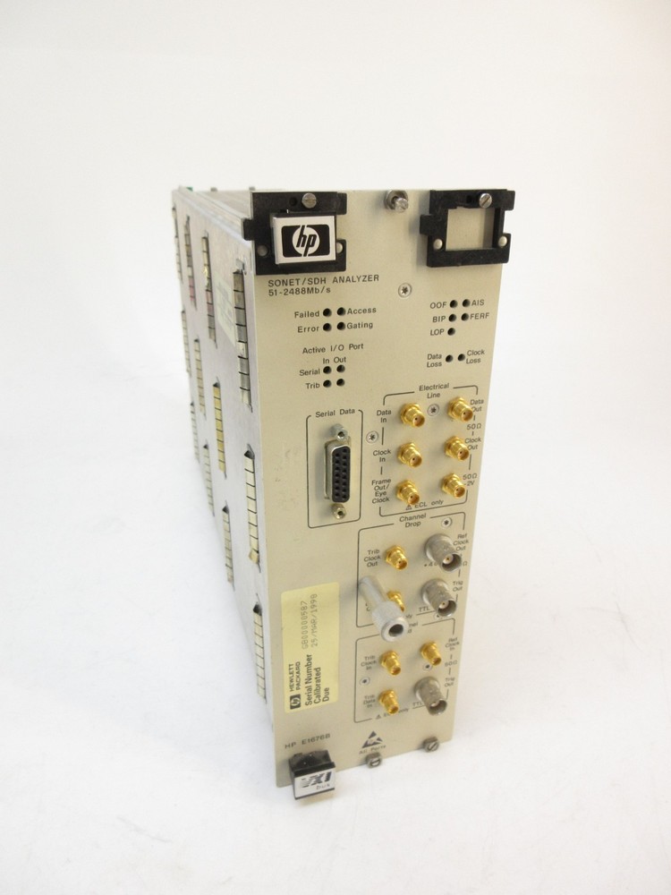 HP E1676B Sonet/SDH Transport Overhead Analyzer VXI Module E1676A/B