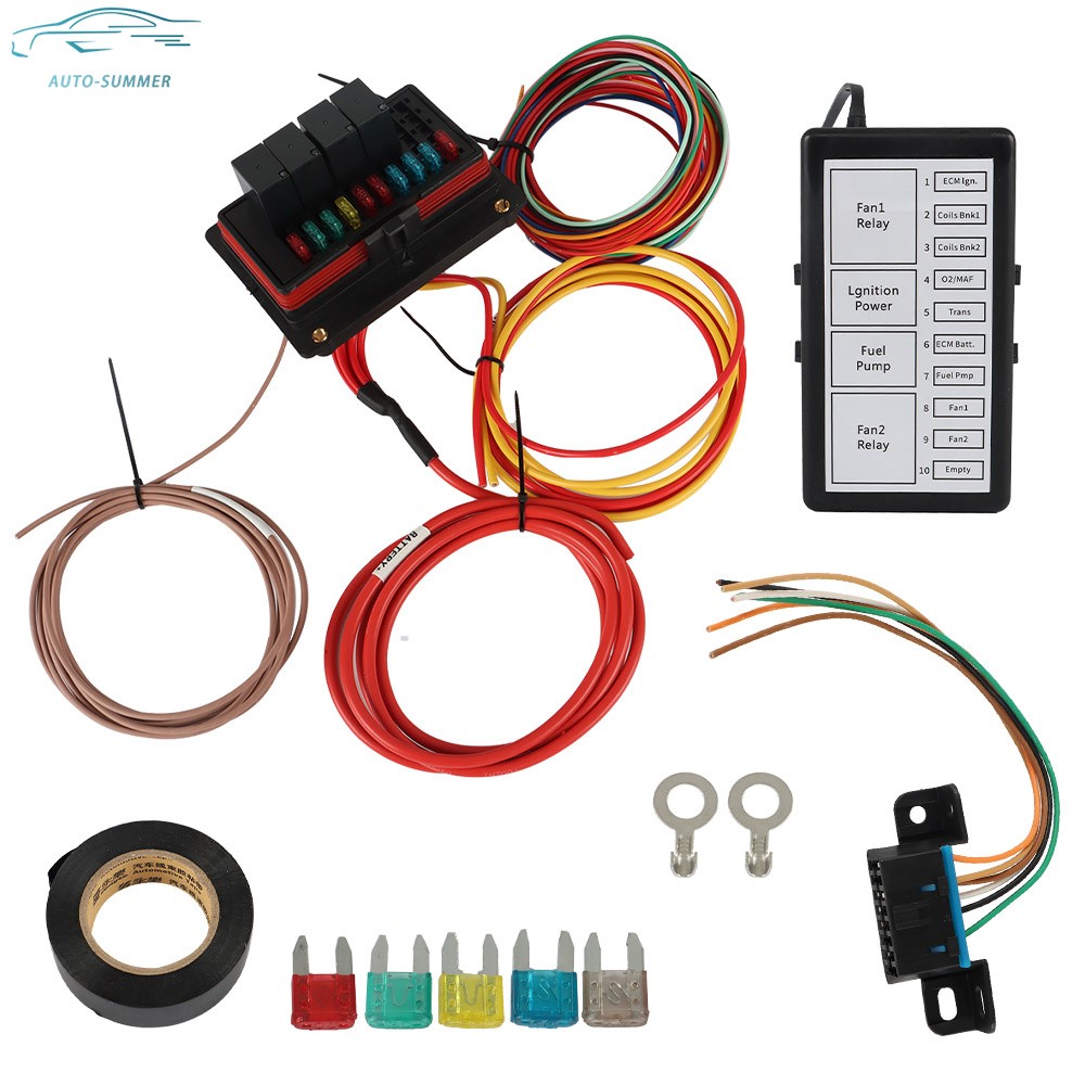 LS Swap Fuse Block Relays Stand Alone Harness box kit LSx 4.8 5.3 6.0 6.2 5.7