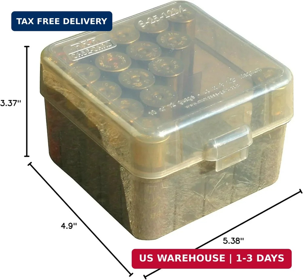 MTM S25-25 Round Shotshell Box, USA Made