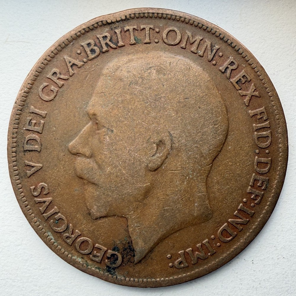 1914 Great Britain Large Penny Bronze