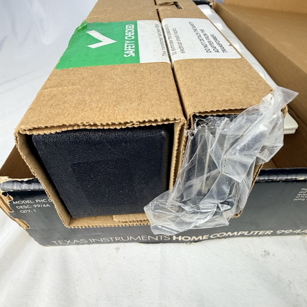 Texas Instruments TI-99/4A Computer New Old Stock Open Box Sealed Inside