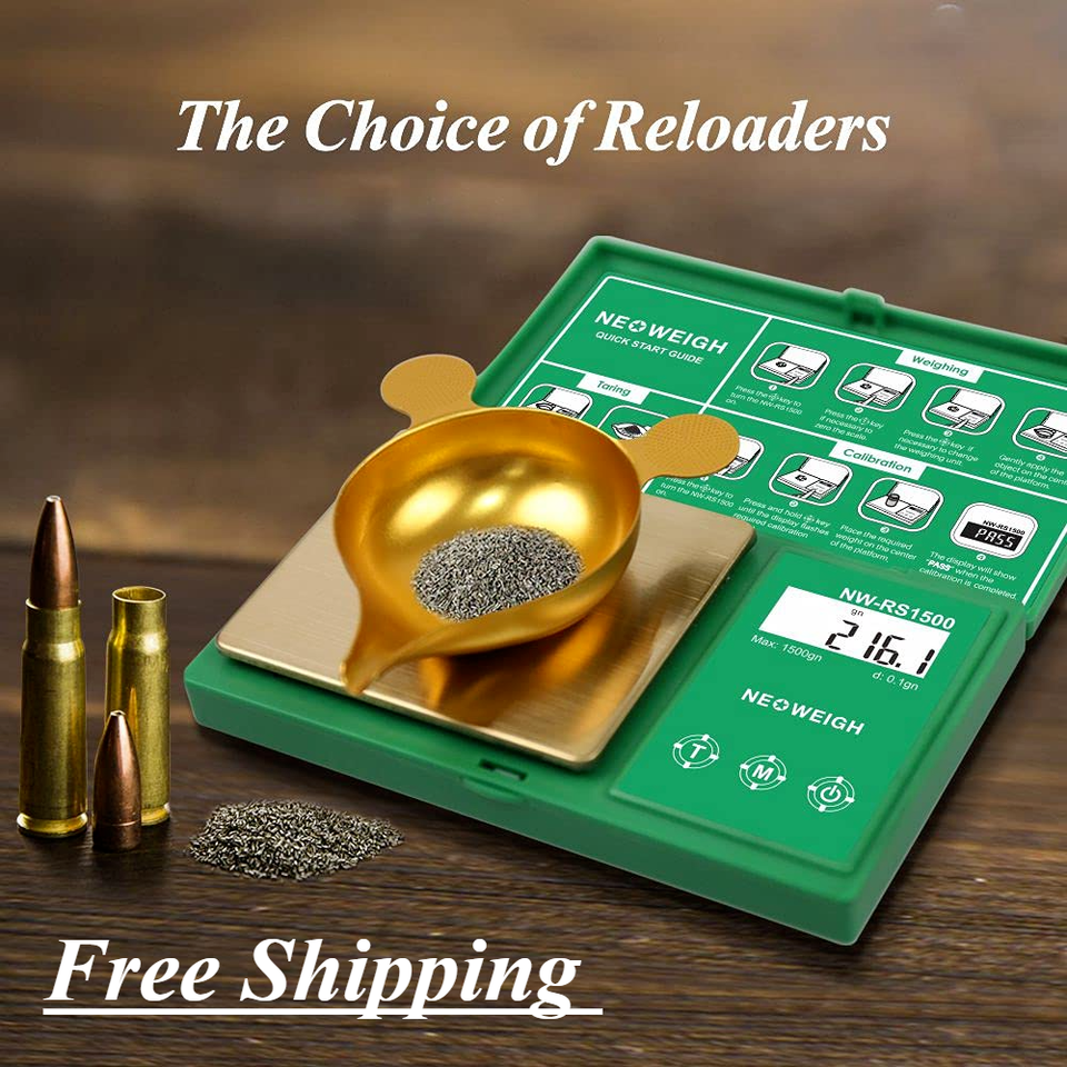 Reloading Scale Powder Scale for Reloading 1500 grains x 0.1 gn Digital...