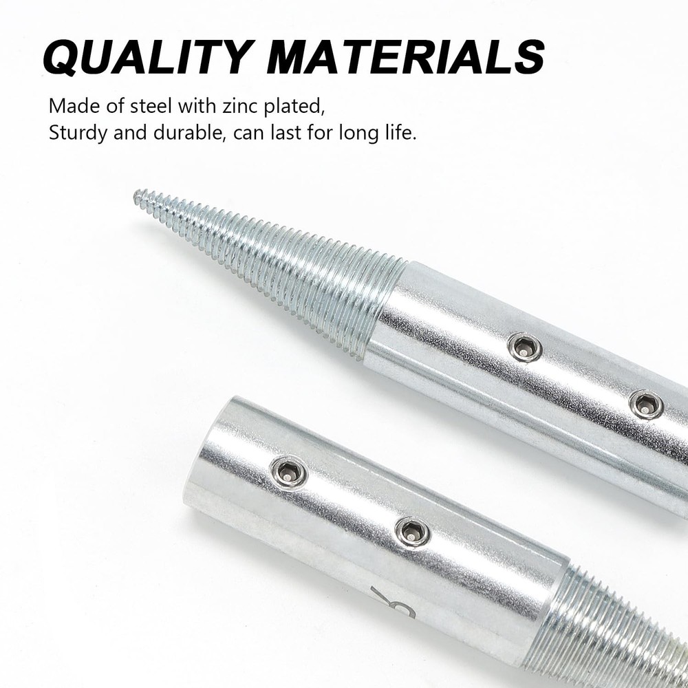 BLSGBUIDING 5/8" Spindle Tapered Threaded Adapter Left & Right Pair