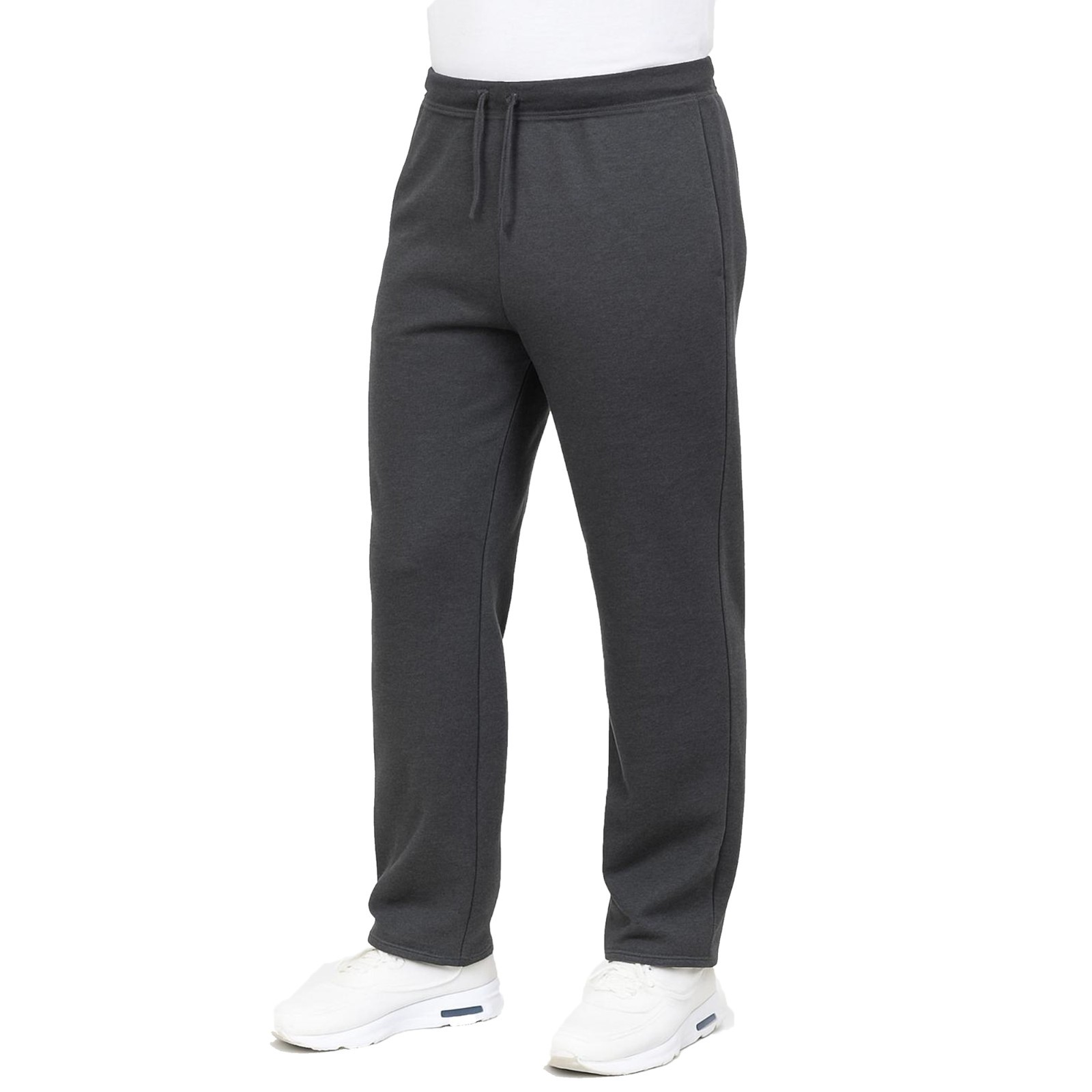 Men's Classic Heavyweight Fleece Sweatpants with Open Bottom (S-3XL) - Free Ship