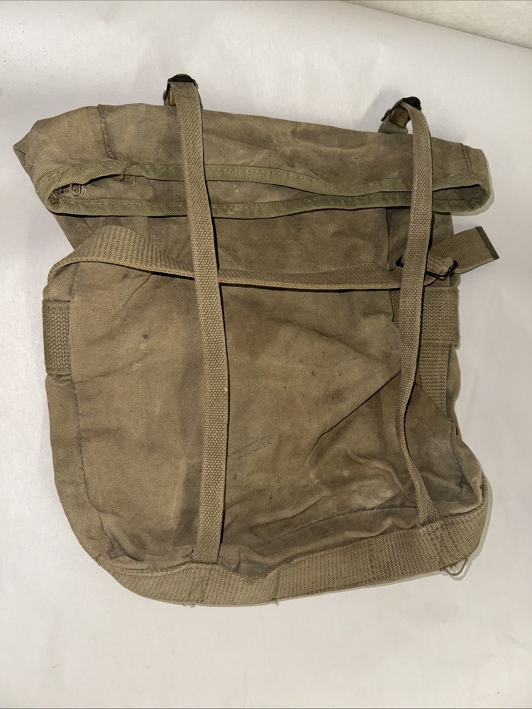 WW2 US M1941 Cargo Pack Canvas Bag Knapsack Haversack USMC Use