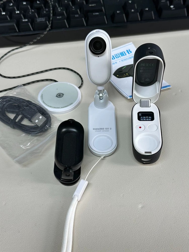 Insta360 GO 2 Small Action Camera – Charge Case + Accessories Tested Working